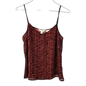 NEXT Sleeveless Spaghetti Strap Tank Top Womens Size 6 Summer Dot